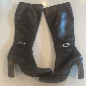 Genuine Leather Tall Boots
